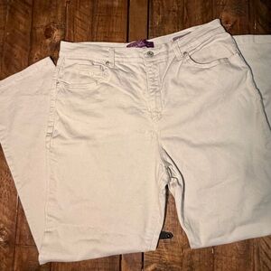 Women's Gloria Vanderbilt Straight Leg Amanda Khaki Size 14